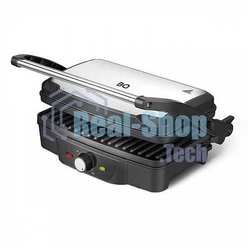 Гриль электрический BQ GR3006, черный/стальной