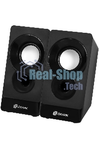Акустическая система Oklick OK-165 2.0 черный 6Вт