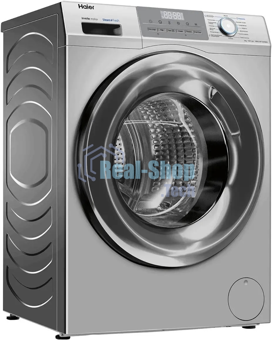 Стиральная машина Haier HW60-BP12929BSE серебристый загр. фронтальная макс.: 6 кг 1200об/мин класс: А+++