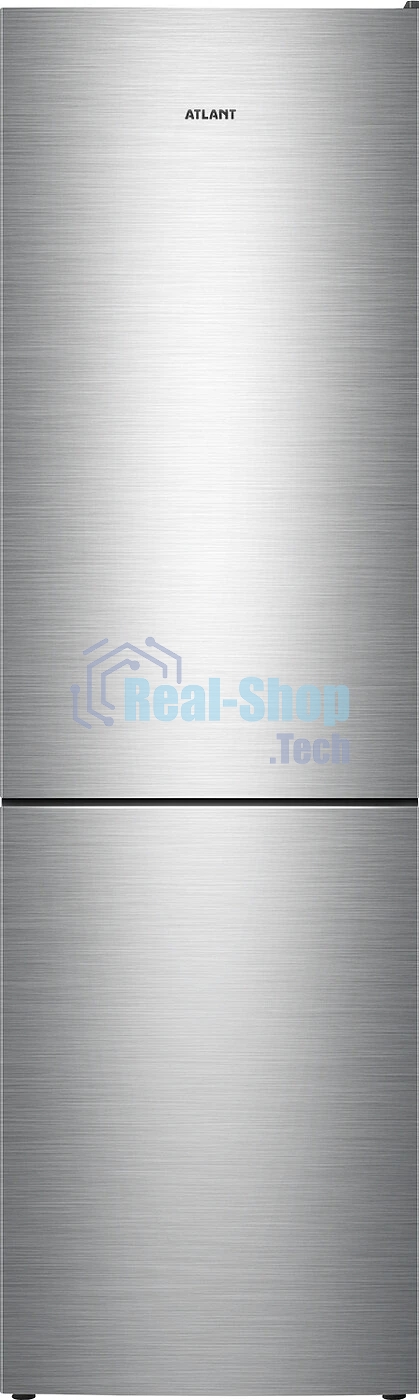 Холодильник Atlant ХМ-4624-141 нержавеющая сталь двухкамерный 228/119л морозилка снизу