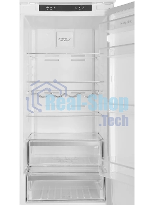 Встраиваемый холодильник Hotpoint HBT 20I белый двухкамерный 215/69л морозилка снизу