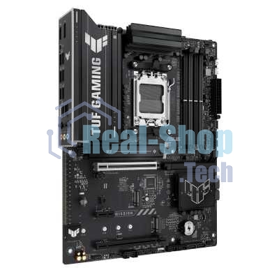 Материнская плата ASUS TUF GAMING B650-E WIFI, AM5, AMD B650, 4xDDR5, 4xSATA, 3xM.2, 1xPCIe 4.0 x16, 1xPCIe 4.0 x16, 1xPCIe x1, 1xDP, 1xHDMI, 1x2.5Gb LAN, Wi-Fi 6E, Bluetooth 5.3, 2xUSB-C (1x10Gbps, 1x20Gbps), 3xUSB-A 5Gbps, 2xUSB-A 10Gbps, 3xUSB-A 2.0, 5