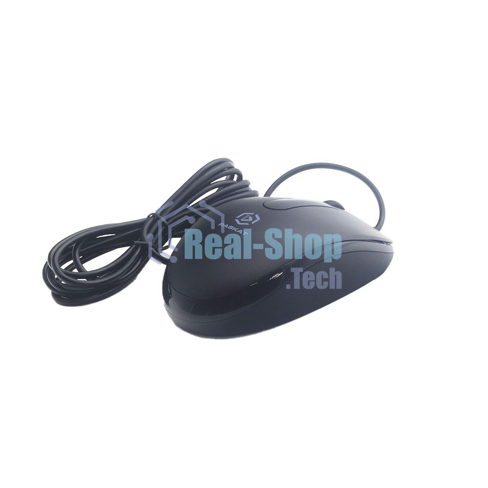 Мышь проводная Raskat M015 черный, 1000 dpi, USB, кнопки - 3