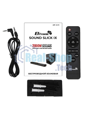 Акустическая система ELTRONIC Саундбар SOUND SLICK 9 (20-13) черный
