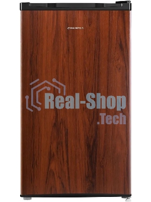 Холодильник Maunfeld MFF83WD дерево/черный мат. однокамерный 85л