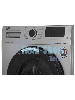 Стиральная машина Beko WSPE7H616S cеребристый, загрузка фронтальная 7,5 кг, 1200 об/мин., класс: А