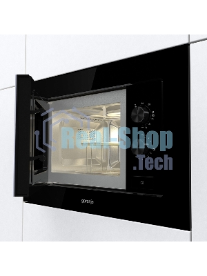 Микроволновая печь Gorenje BM201EG1BG 20 л, 800 Вт, черный (встраиваемая)