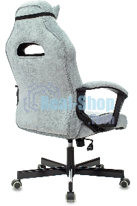 Кресло игровое Бюрократ VIKING 6 KNIGHT BL FABRIC синий, крестовина металл/пластик