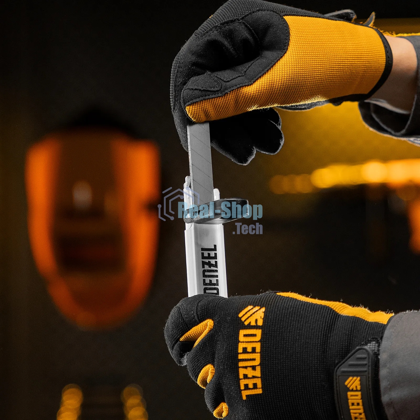 Лезвия Denzel 18 мм, сталь SK5 - 0,5 мм, 10 шт.