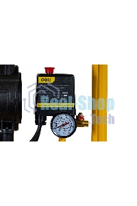 Компрессор воздушный безмаслянный Deli DL-WKY25-E1 (мощность 1,2кВт, 25литров, 80л/мин, 7атм, 2800об/мин)