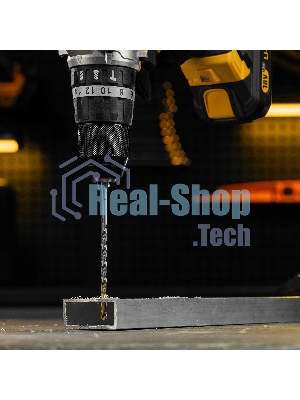 Сверло спиральное по металлу Denzel 5 х 132 мм, Р6М5, Golden Tip, удлиненное