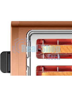 Тостер Bosch TAT4P429 медь, 970 Вт, 2 слота