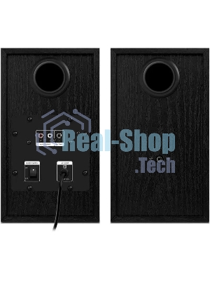 Акустическая система SVEN SPS-614 2.0 (2x20W, Bluetooth, дерево, black)