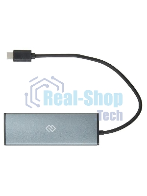 USB-концентратор Digma HUB-4U3.0-UC-G, USB-C, USB 3.0 4 порта, USB