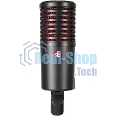 Микрофон динамический sE Electronics DYNACASTER 8 студийный, для стримов и подкастов со встроенным предусилителем DYNAMITE, +48 В, 20 Гц - 19 кГц, кардиоида, в комплекте: резьбовой переходник на микрофонную стойку, стикер логотип sE, ветрозащита