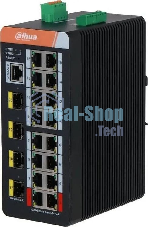 Коммутатор Dahua DH-IS4420-16GT-240, 20x1 Гбит/с, управляемый