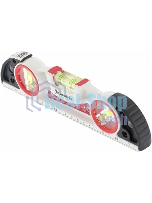 Уровень алюминиевый Matrix литой, фрезерованный, 3 глазка, две ударные площадки, 235 мм