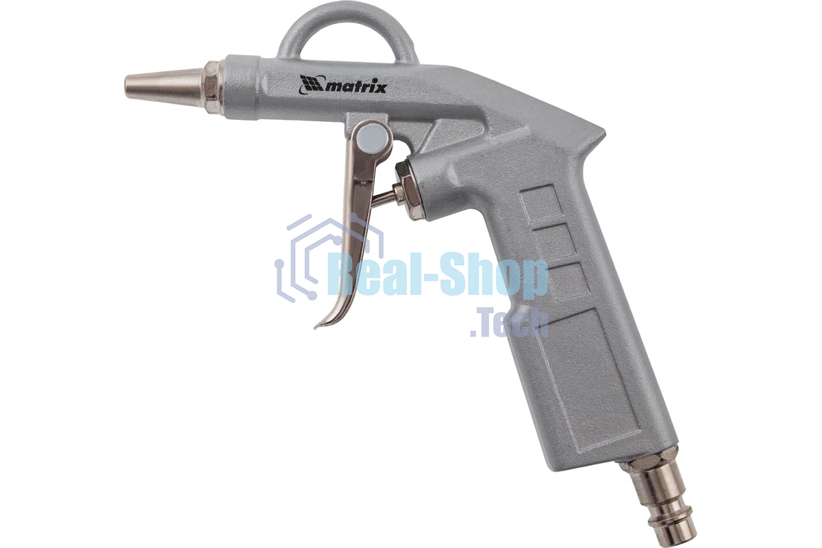 Пистолет продувочный Matrix с удлиненным соплом, пневматический, 135 мм