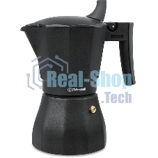 Кофеварка гейзерная Rondell Kafferro RDA-994, 0.45 л, алюминий, черный