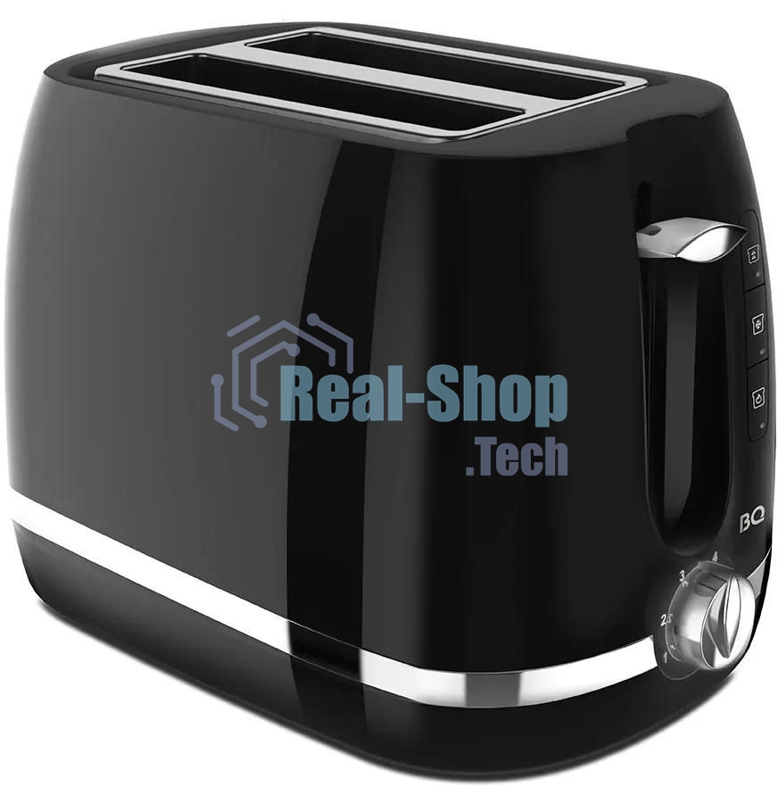 Тостер BQ T1711, 900Вт, черный