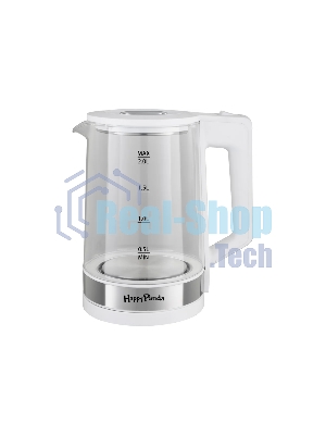 Чайник электрический Happy Panda HP-2700W 2 л, стекло, точечн. подсв