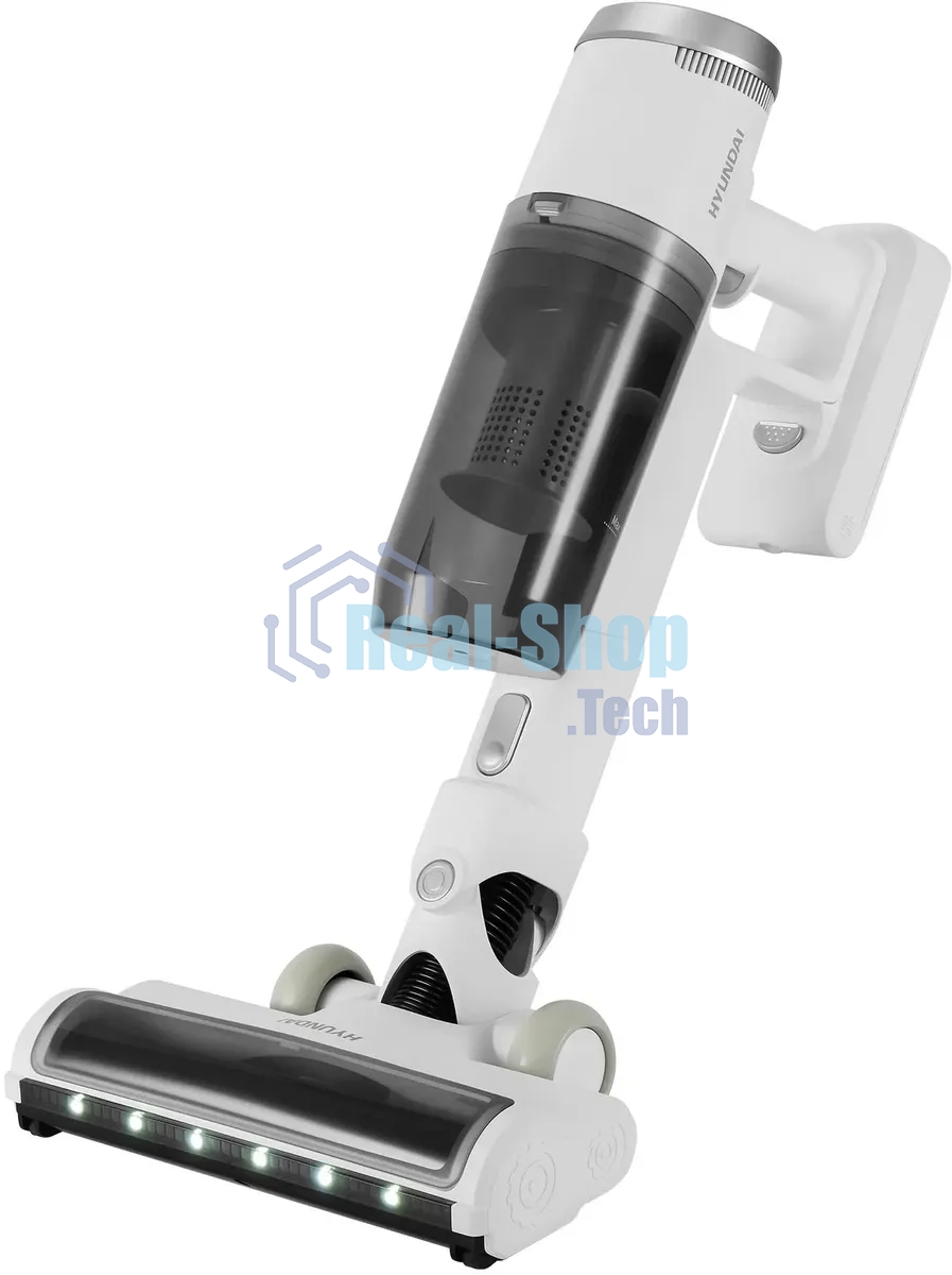 Пылесос ручной Hyundai HYV-S5550 400Вт белый/серебристый