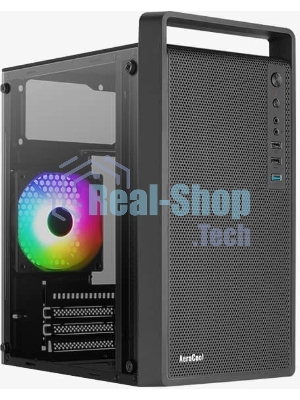Компьютерный корпус MiniTower Aerocool/Formula CS-109-G-BK-v1 (mATX, USB3x1, USB2x2, 120мм RGb fan, без БП) (4711099472376)