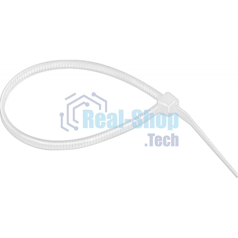 Хомут кабельный Rexant 3.6х200 нейл. белый (уп. 100 шт)