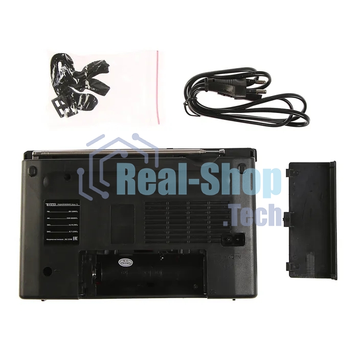 Радиоприемник ЭФИР 12 FM 64-108МГц, бат. 2*R20, 220V