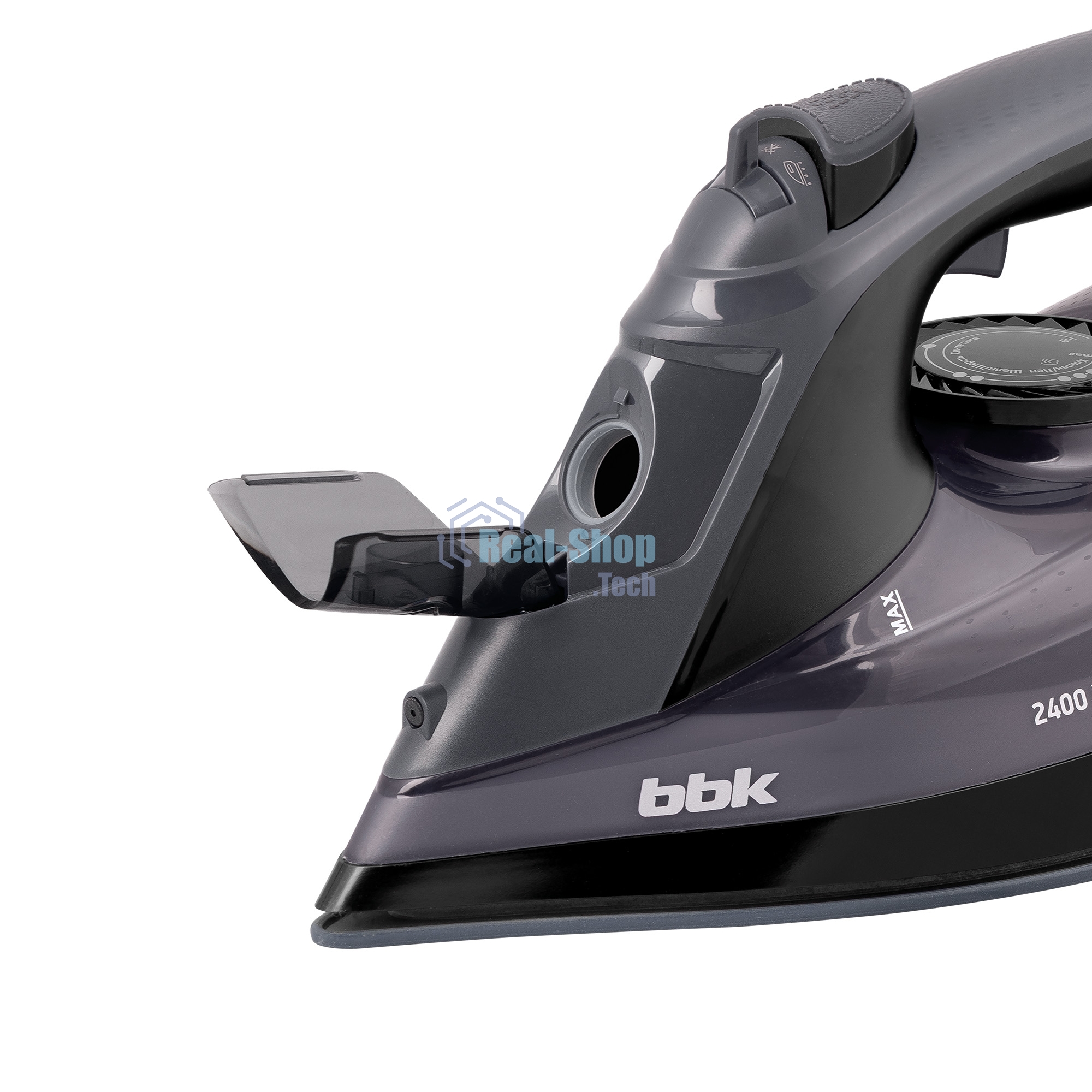 Утюг BBK ISE-2412 (L) сиреневый, 2400 Вт, 40 г/мин, 140 г/мин, 400 мл