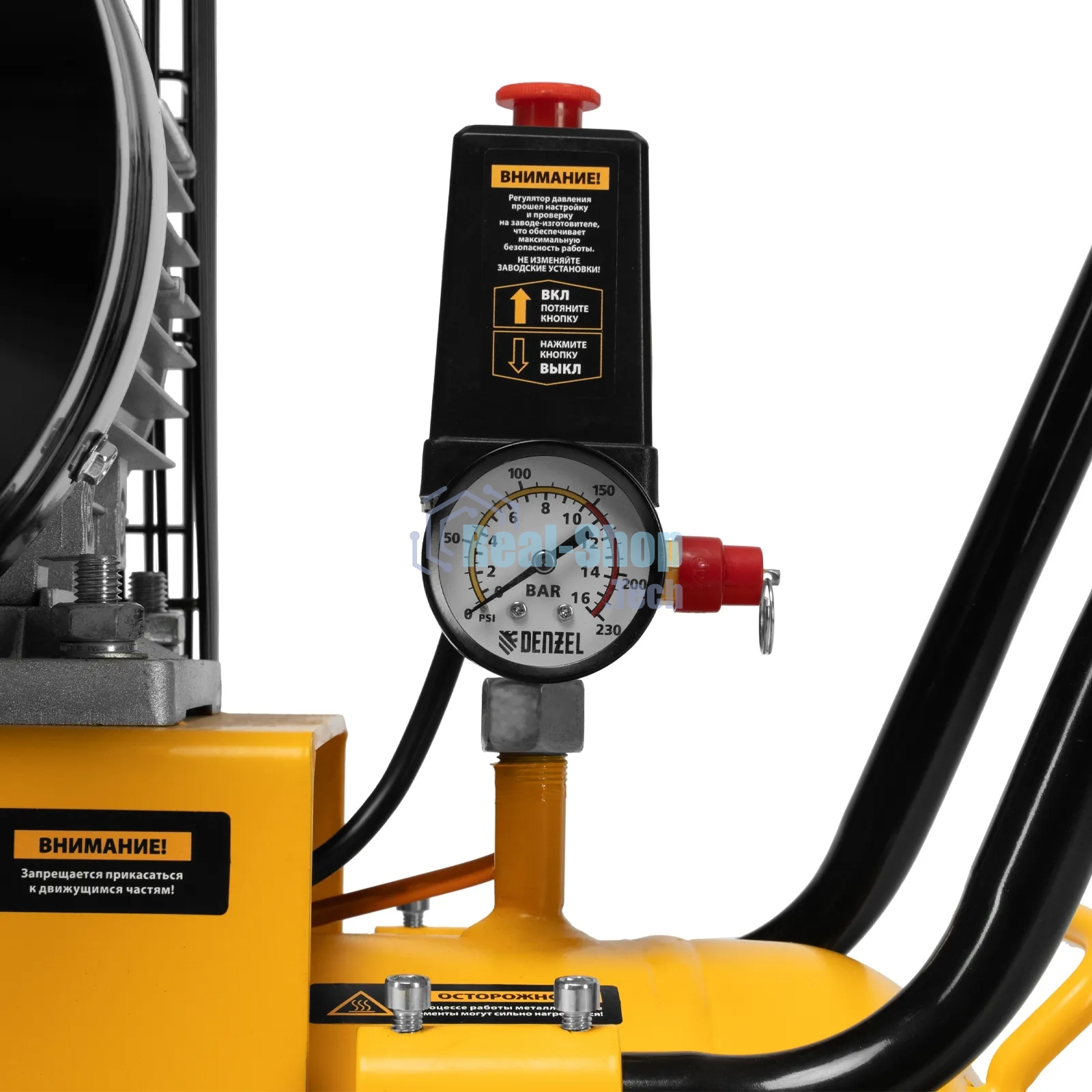 Компрессор воздушный Denzel рем. привод BCV 4000-T/100, 4,0 кВт, 100 литров, 690 л/мин