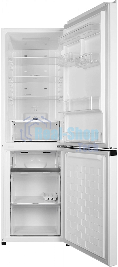 Холодильник Hitachi R-B410PUC6 PWH белый двухкамерный 215/105л морозилка снизу, No Frost