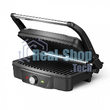 Гриль электрический BQ GR3006, черный/стальной