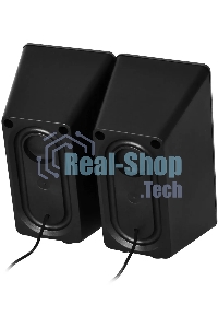 Акустическая система Oklick OK-165 2.0 черный 6Вт