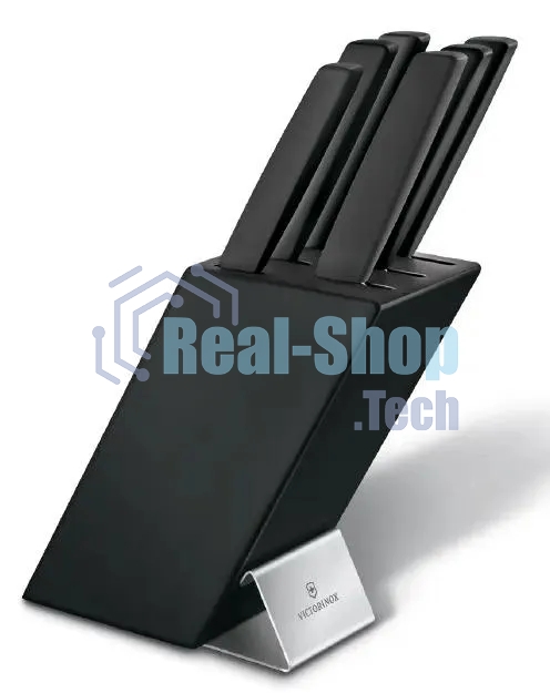 Набор ножей кухонных Victorinox Swiss Modern Cutlery Block (6.7186.63) компл.: 6предм. черный карт.коробка