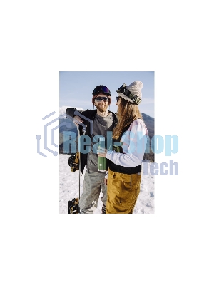 Термос Арктика 106-1200 зеленый, узкое горло 1,2 л, американский дизайн, антивандальное покрытие, две чашки, холод/тепло 32 ч