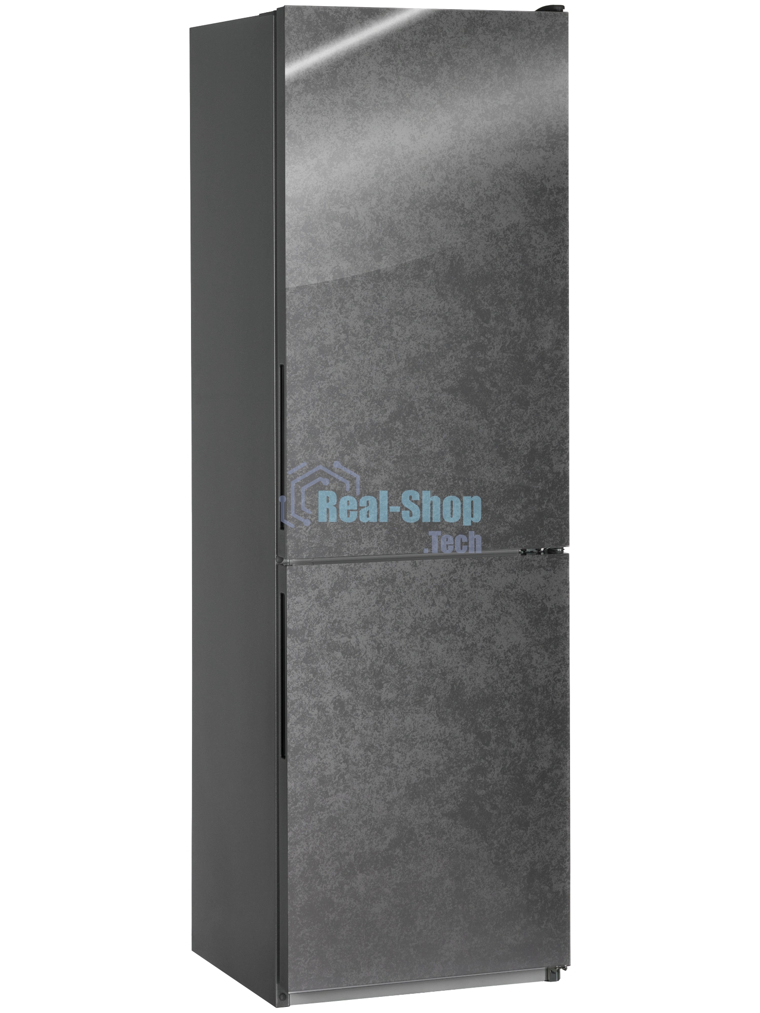 Холодильник Nordfrost NRG 162NF GSS серый мрамор двухкамерный 205/105л морозилка снизу, No Frost