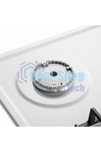 Газовая варочная панель Maunfeld EGHE.64.6CW/G, 4 конфорки, эмалированная сталь, белый