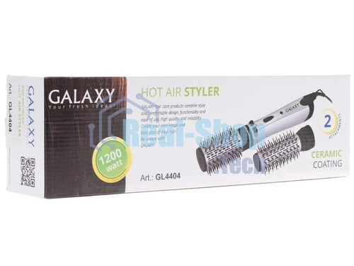 Фен-расческа Galaxy Line GL 4404 сиреневый/черный, 1200 Вт, 30/50 мм