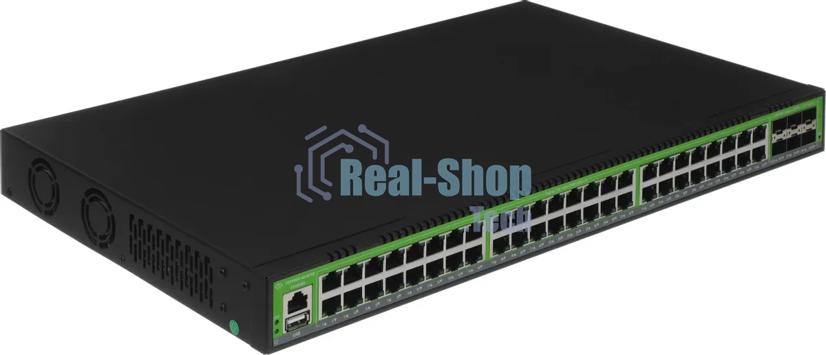 Коммутатор Digma DSP848G-6S+R700, 48×1 Гбит/с + 6×10 Гбит/с SFP+, управляемый