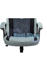 Кресло игровое Бюрократ VIKING 6 KNIGHT BL FABRIC синий, крестовина металл/пластик