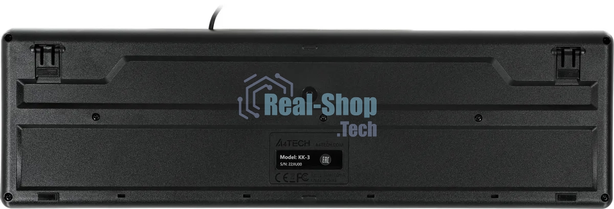 Клавиатура проводная A4Tech KK-3, USB, черный