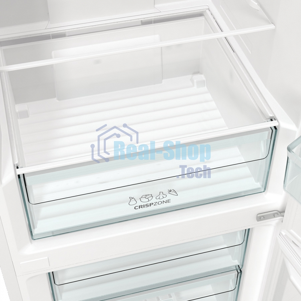 Холодильник Gorenje NRK619EEW4 белый двухкамерный 203/99л морозилка снизу, No Frost