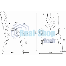 Кресло офисное Бюрократ T-9928WALNUT-CF, зеленый, кожа, на ножках, дерево