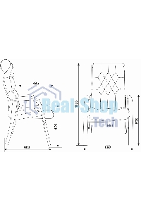 Кресло офисное Бюрократ T-9928WALNUT-CF, зеленый, кожа, на ножках, дерево