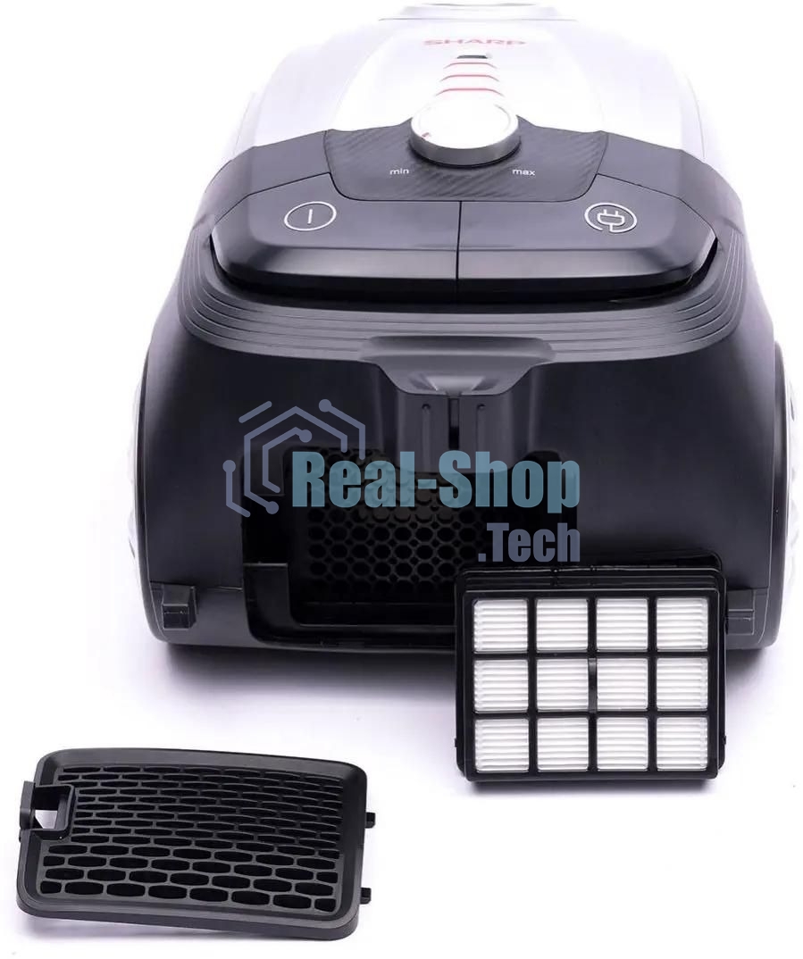 Пылесос Sharp ECJB19RS серебристый, 350/1900 Вт, уборка сухая, пылесборник мешок 2.3 л