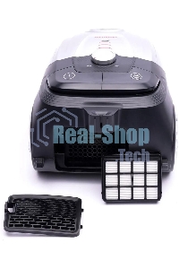 Пылесос Sharp ECJB19RS серебристый, 350/1900 Вт, уборка сухая, пылесборник мешок 2.3 л