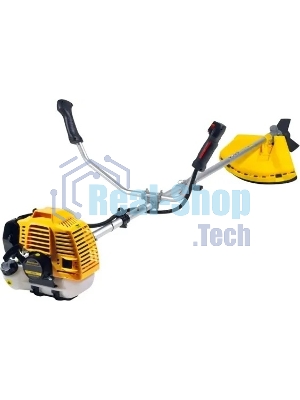 Газонокосилка Champion T523-2 1.4/1.9 кВт/л.с, Вес без режущей насадки 8,3 кг, Объем двигателя 51,7 см3, Объем топливного бака 950 мл, Максимальный расход топлива 610 г/кВт•ч/мл/ч, Тип рукоятки U-образная, штанга прямая Разъемная, Длина штанги 1493 мм, То