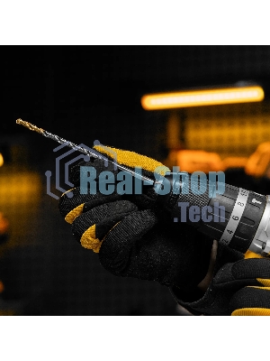 Сверло спиральное по металлу Denzel 5 х 132 мм, Р6М5, Golden Tip, удлиненное