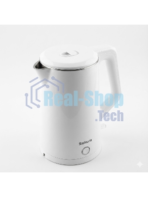 Чайник Sakura SA-2150W 1.8 л, двойной корпус,бел